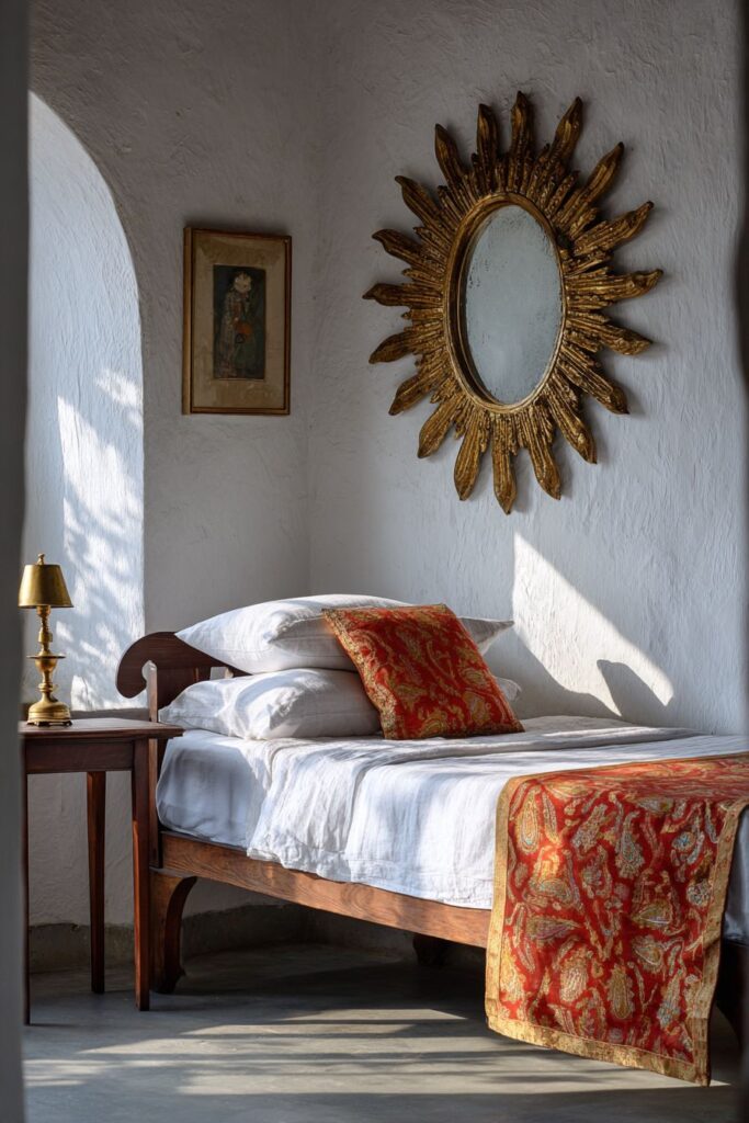 Minimalist Indian Bedroom with Serene Simplicity