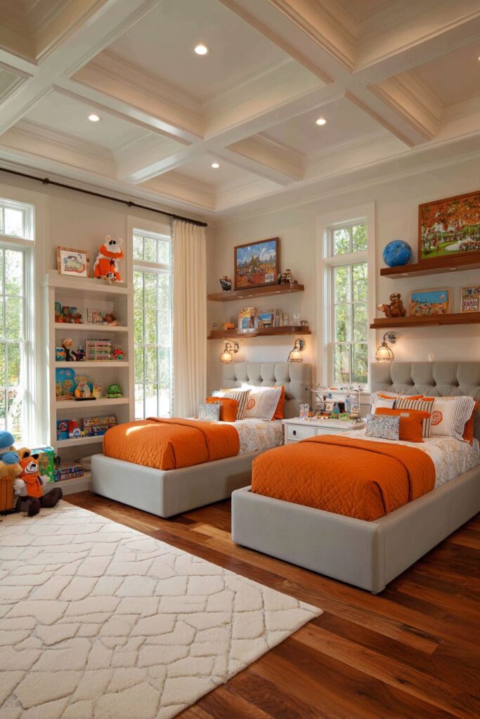 VIBRANT KIDS' PERSONALIZED TWIN BEDROOM