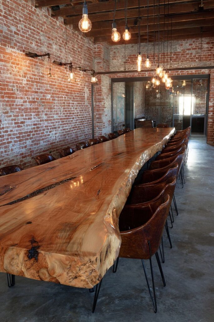 Industrial Loft Live-Edge Organic Meets Urban