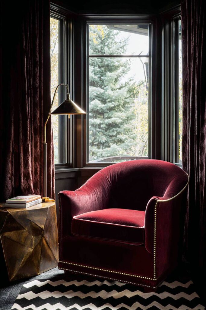 Cozy Reading Nook Sophistication