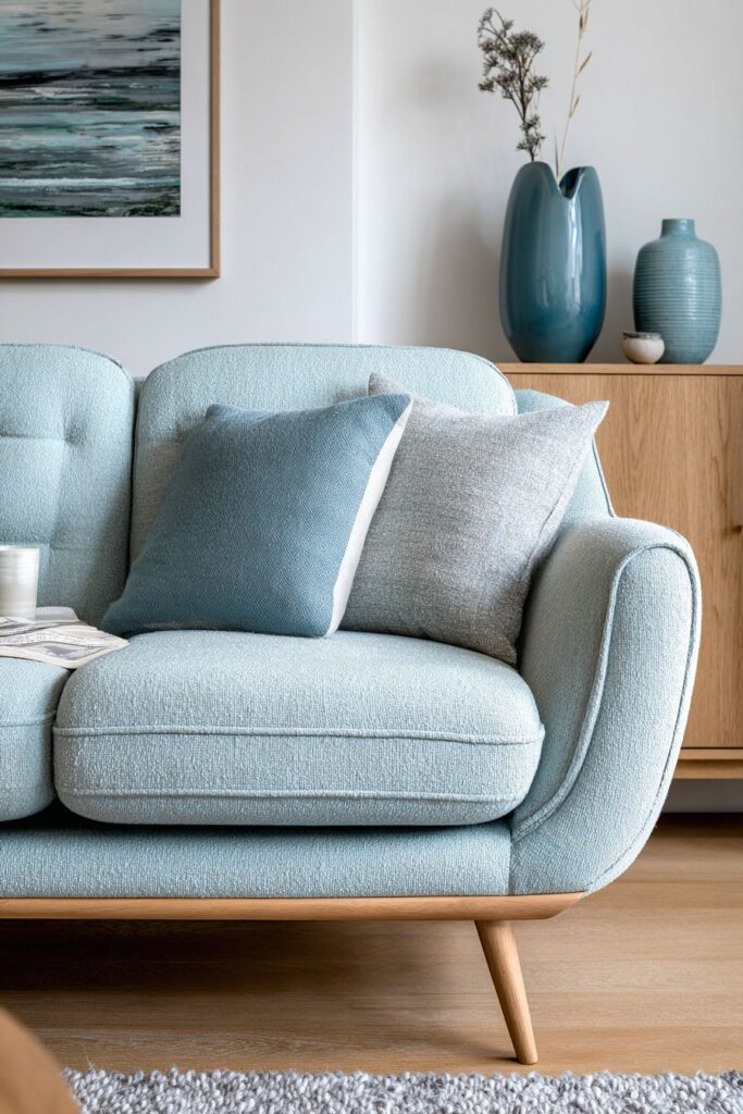 Scandinavian Simplicity: Slate Blue Minimalism