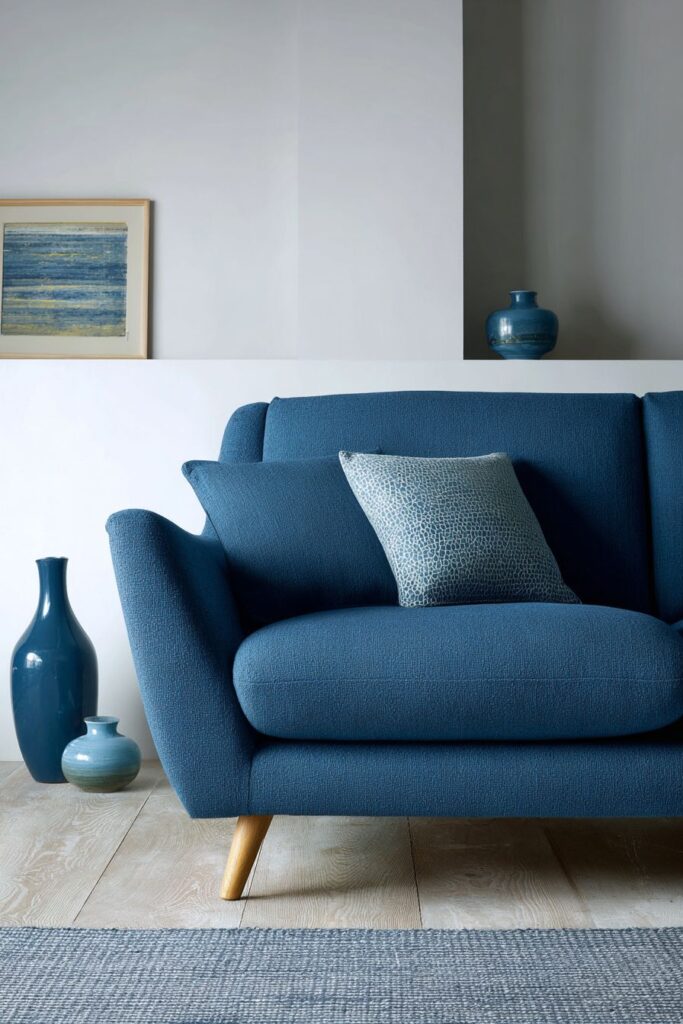 Scandinavian Simplicity: Slate Blue Minimalism