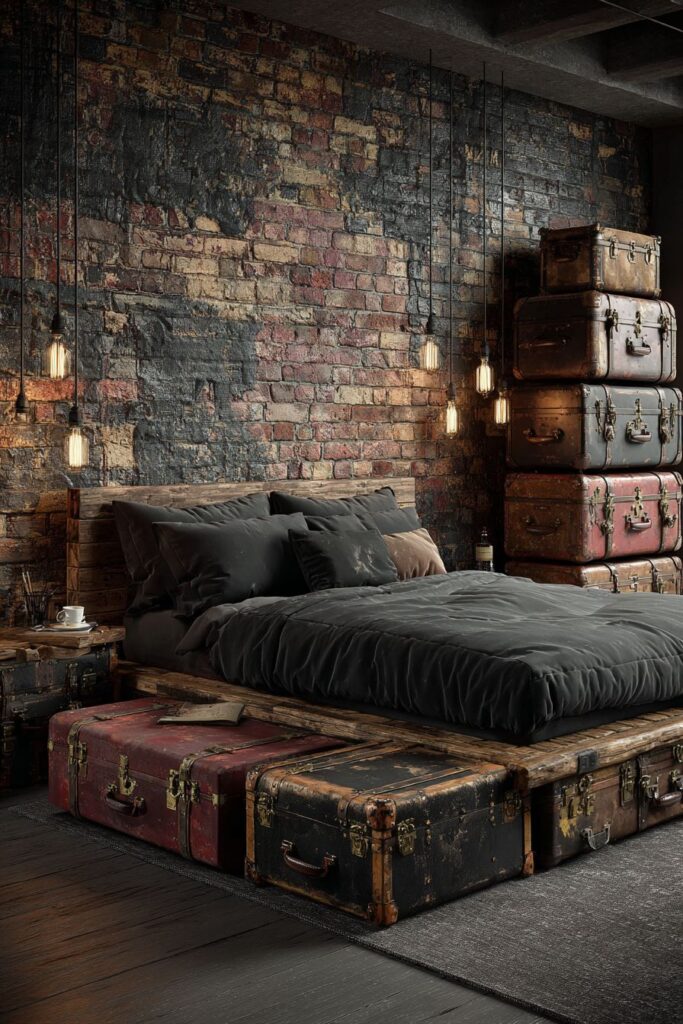 Industrial-Rustic Brick Accent