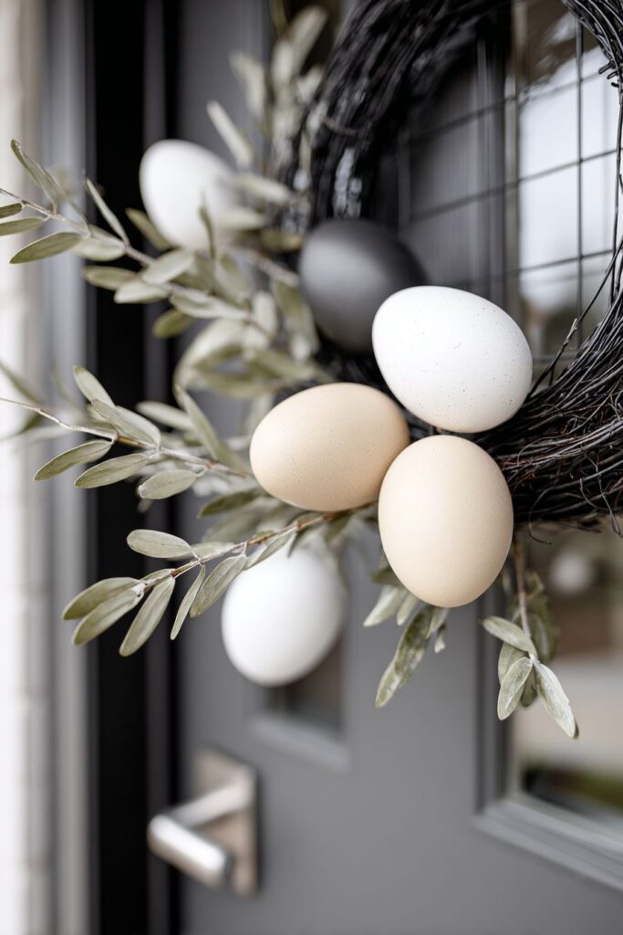Contemporary Geometric Wire Frame Wreath