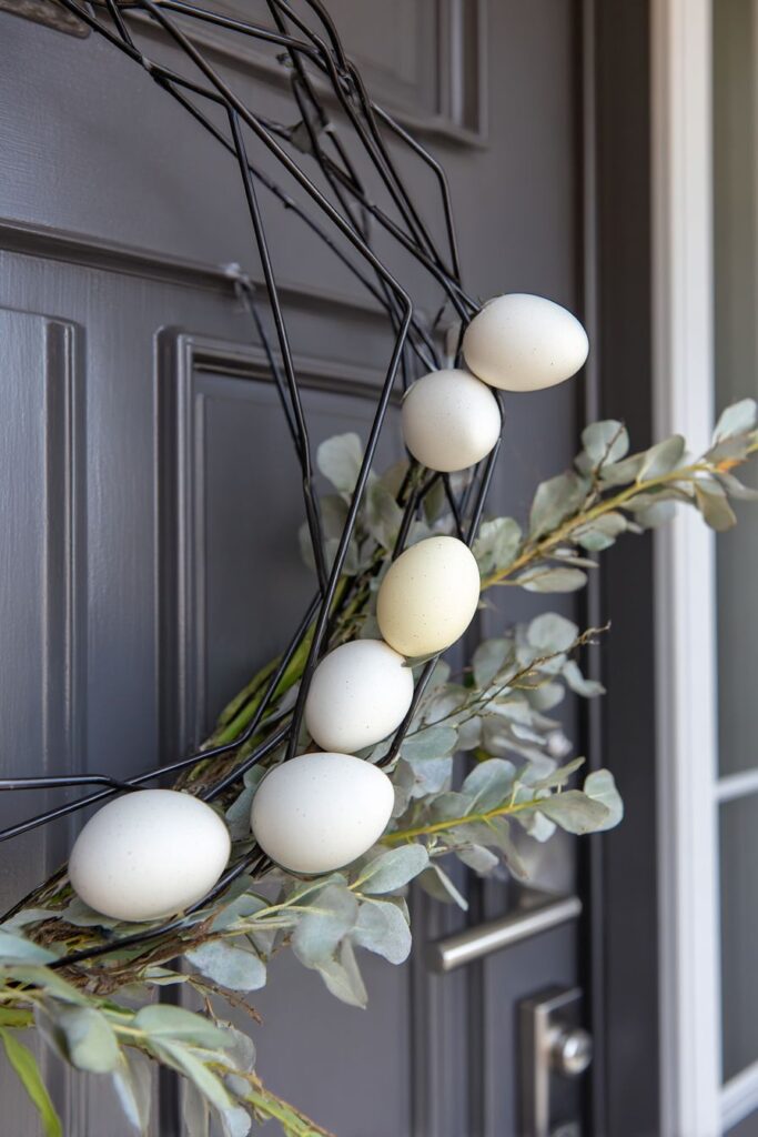 Contemporary Geometric Wire Frame Wreath