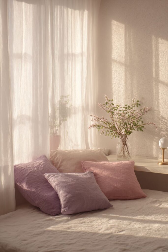 Serene Bedroom Easter Touches