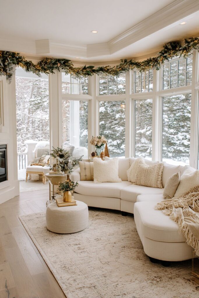 Window Treatment Holiday Elegance