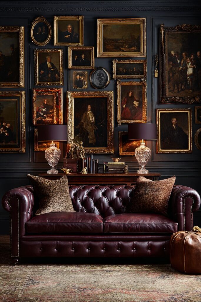 Traditional Salon-Style Maximalist Display