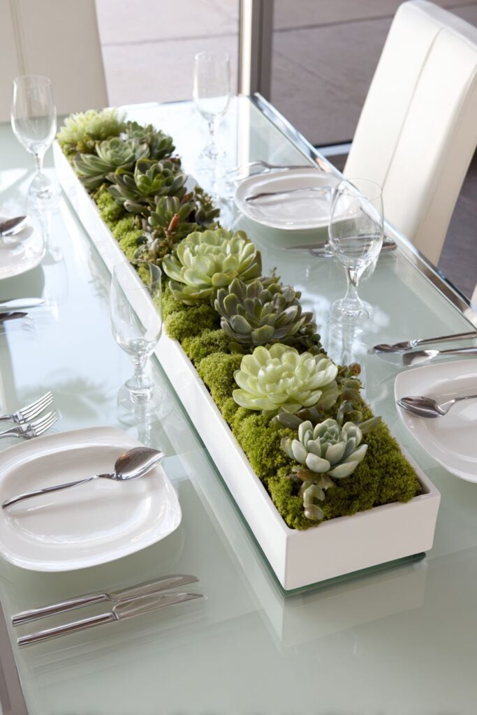 Contemporary Glass and Chrome Elegance