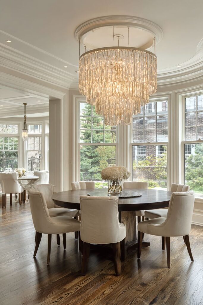 Transitional Crystal Chandelier Elegance