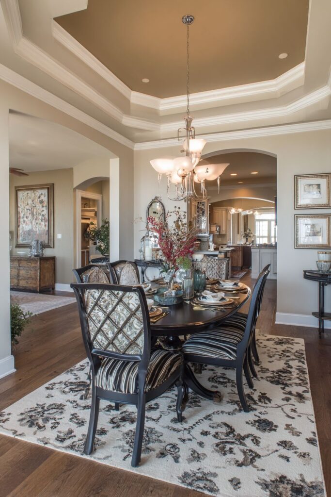 Transitional Crystal Chandelier Elegance