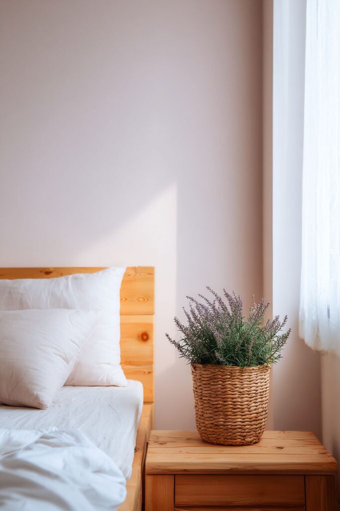 Scandinavian-Inspired Bedroom with Natural Elements