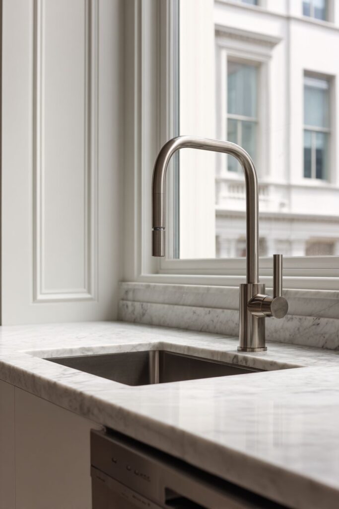 Integrated Marble Workspace Perfection