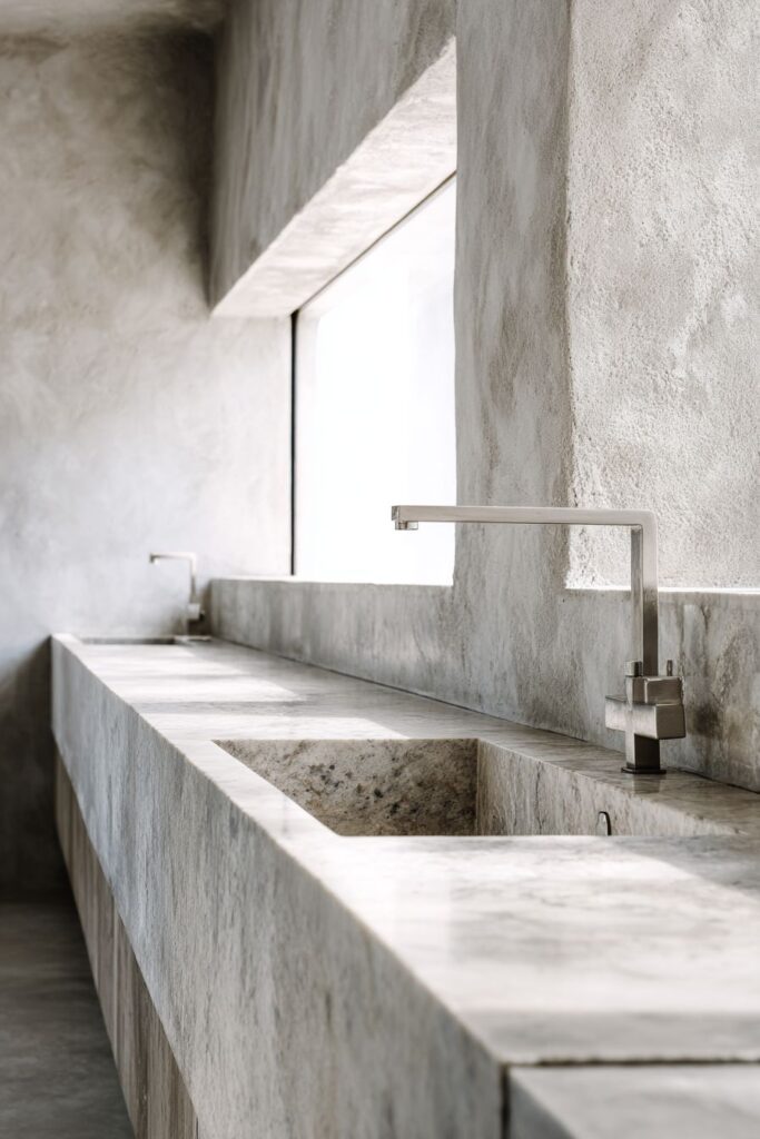 Integrated Marble Workspace Perfection