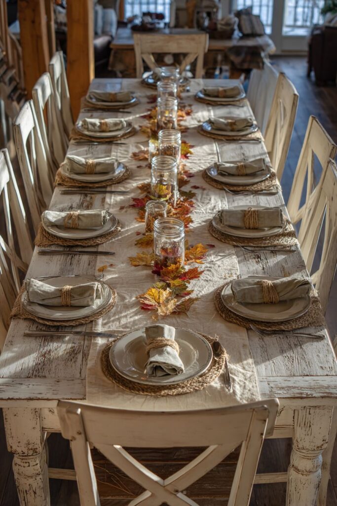 Farmhouse Charm with Layered Linens