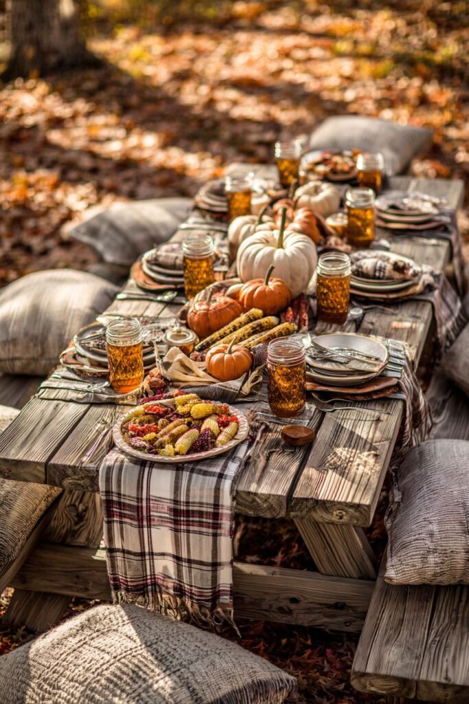 Outdoor Harvest Festival Atmosphere