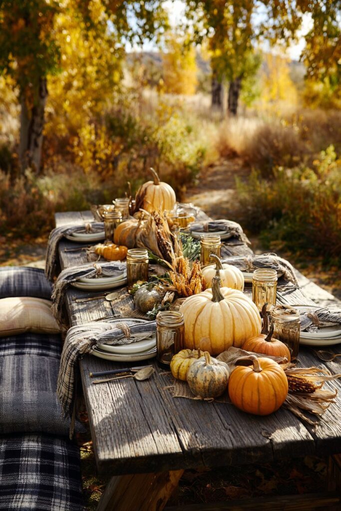 Outdoor Harvest Festival Atmosphere