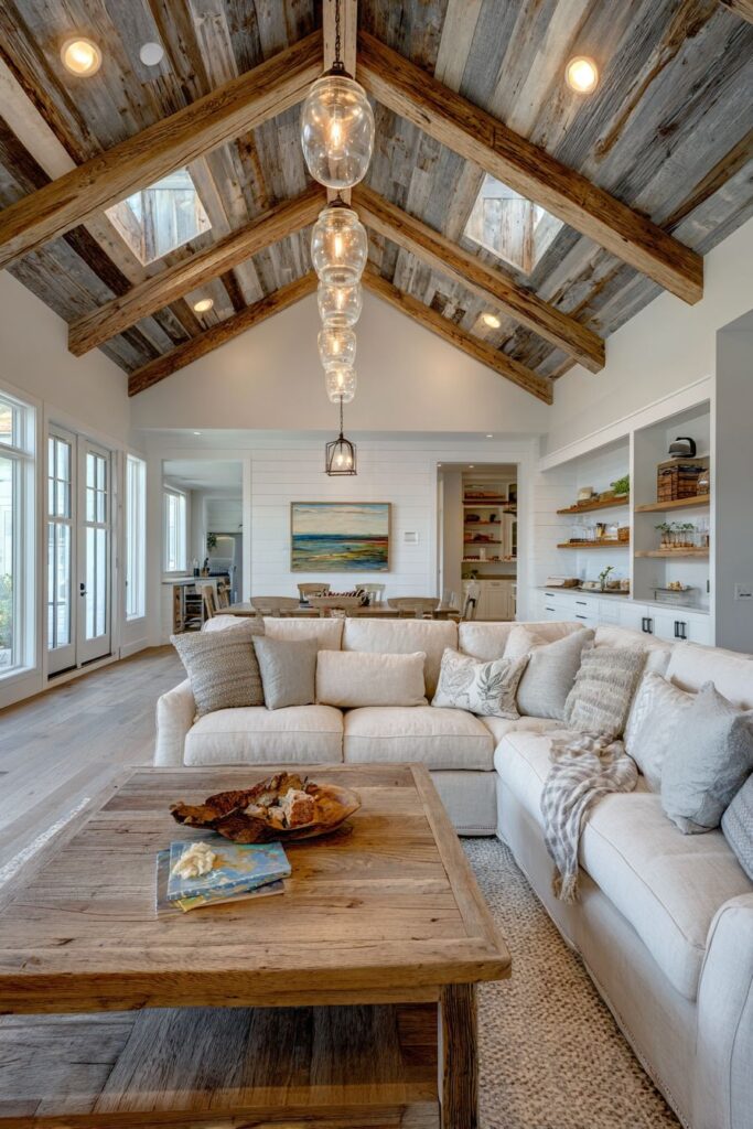 Farmhouse Authenticity with Reclaimed Wood Character