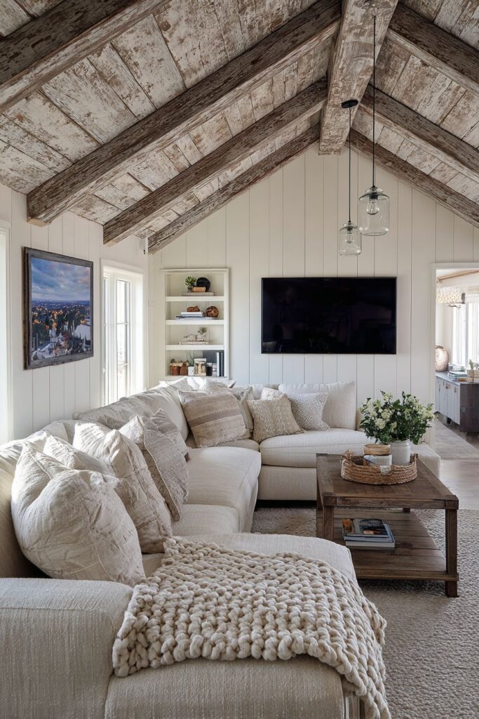 Farmhouse Authenticity with Reclaimed Wood Character