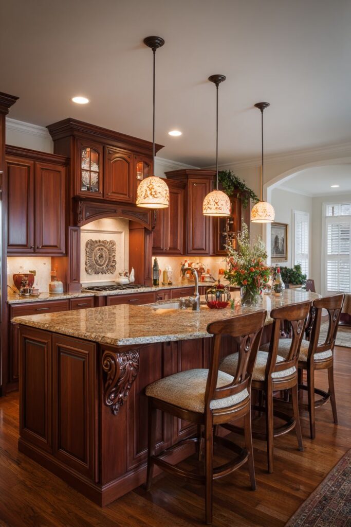 Traditional Dark Cherry Elegance