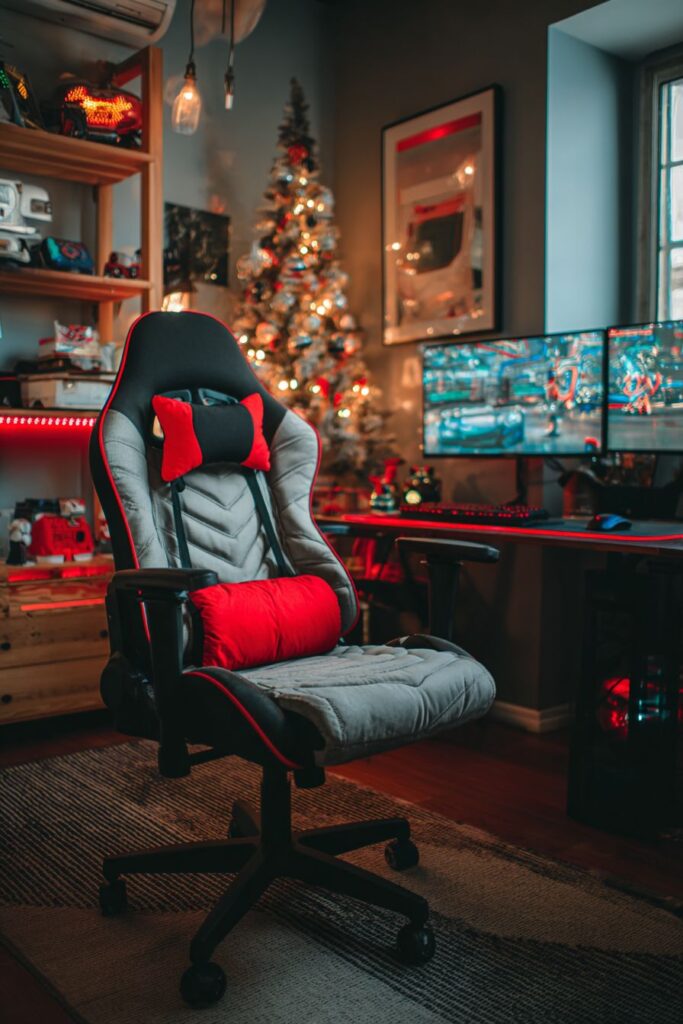 Tech-Savvy Digital Holiday Gaming Zone