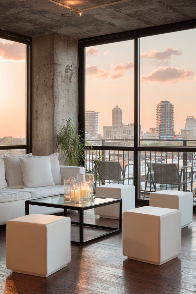 Industrial Elegance with Indoor-Outdoor Flow