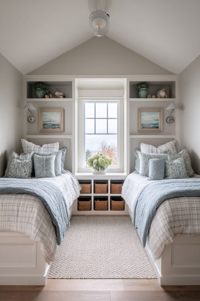 Platform Beds with Integrated Storage Cubbies