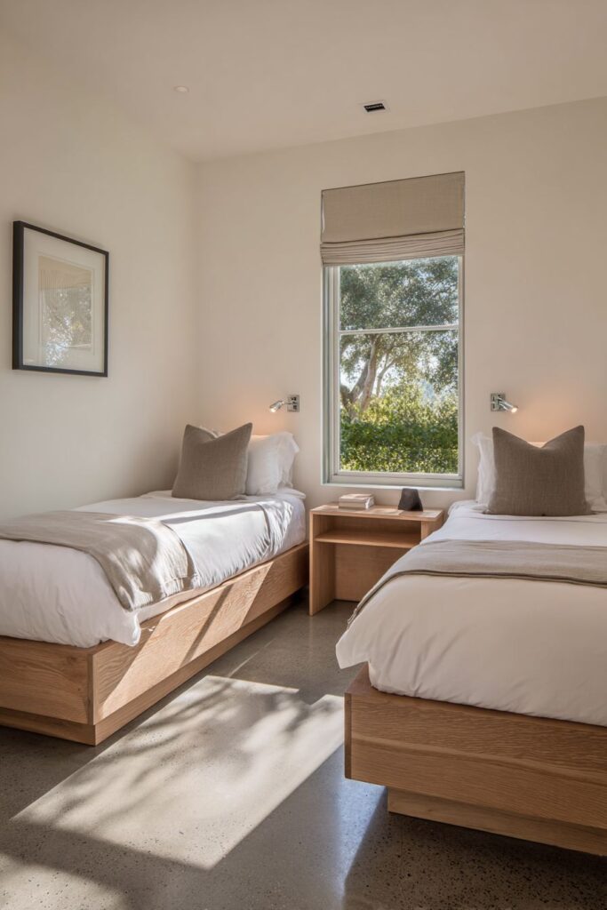 MINIMALIST GUEST BEDROOM RETREAT