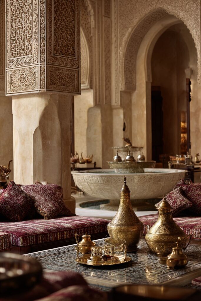 Architectural Grandeur with Horseshoe Arches