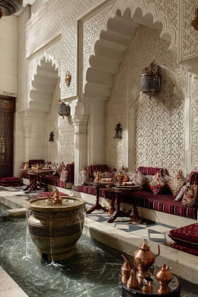 Architectural Grandeur with Horseshoe Arches