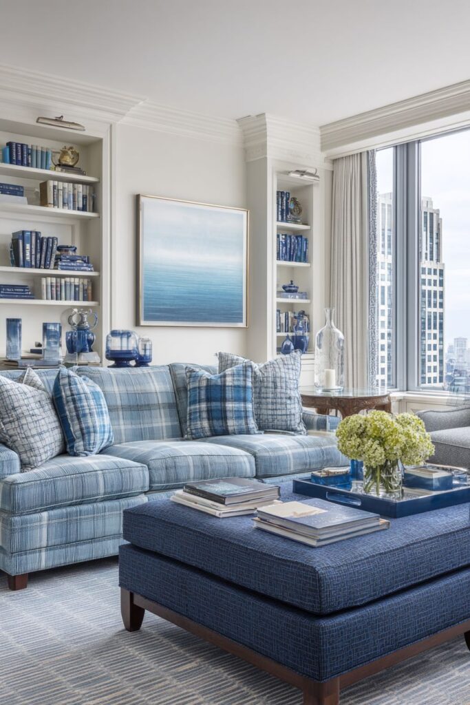 Small Space Solutions: Powder Blue Compact Living