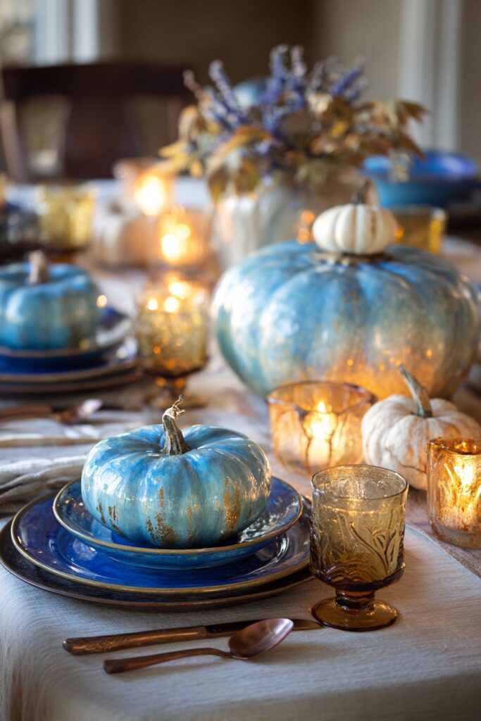 Cobalt Blue Statement Serving