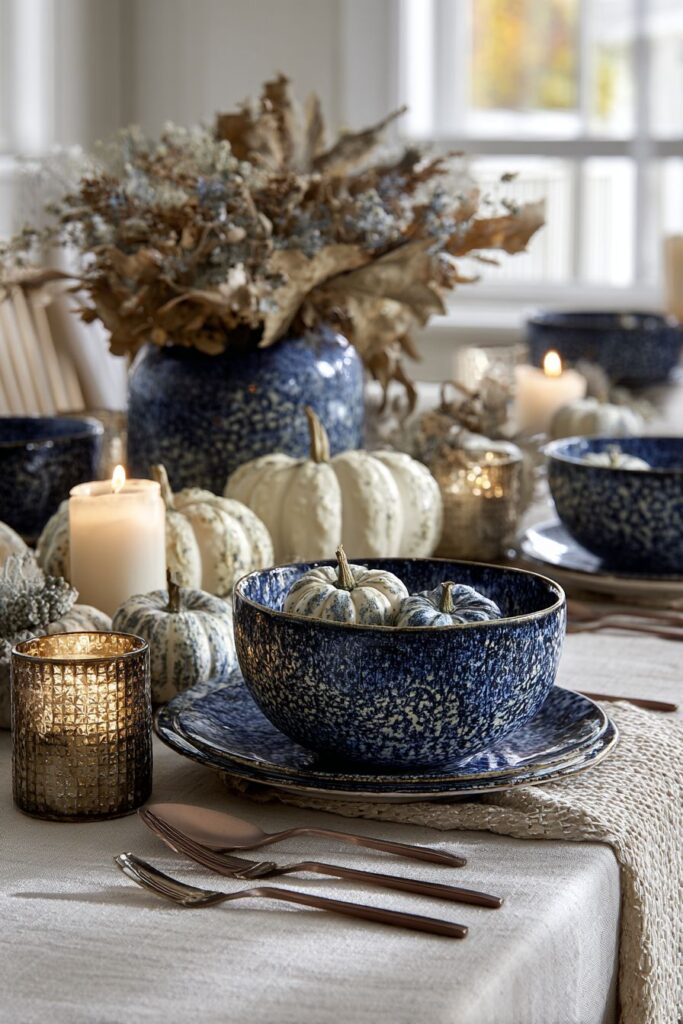 Cobalt Blue Statement Serving