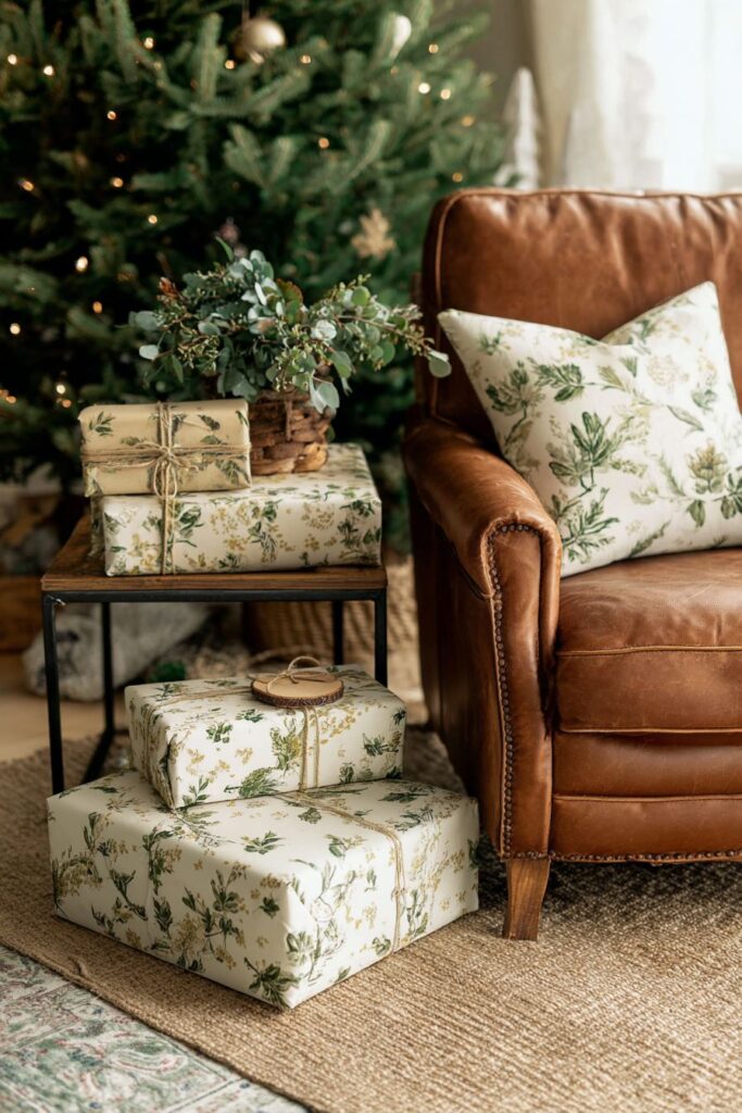 Christmas Morning Gift Display Perfection