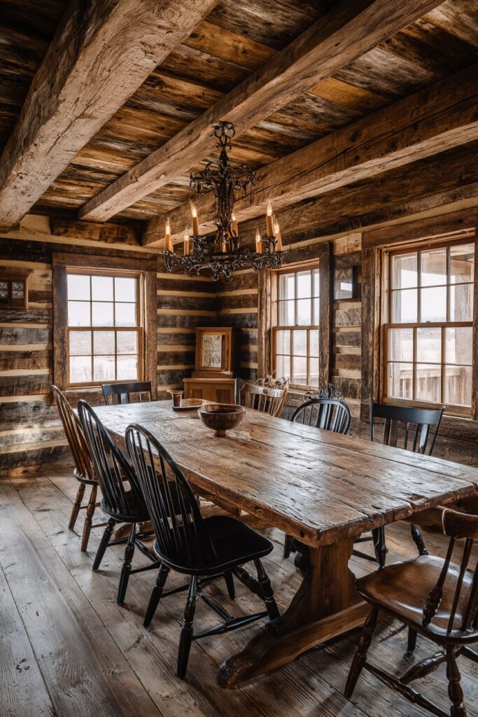 Large Trestle Table Colonial Gathering