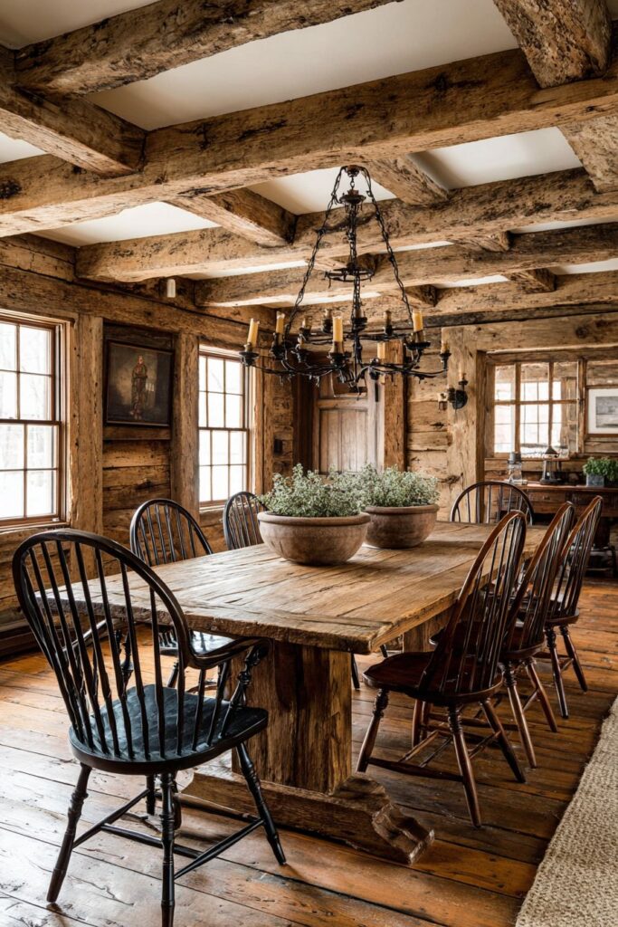 Large Trestle Table Colonial Gathering