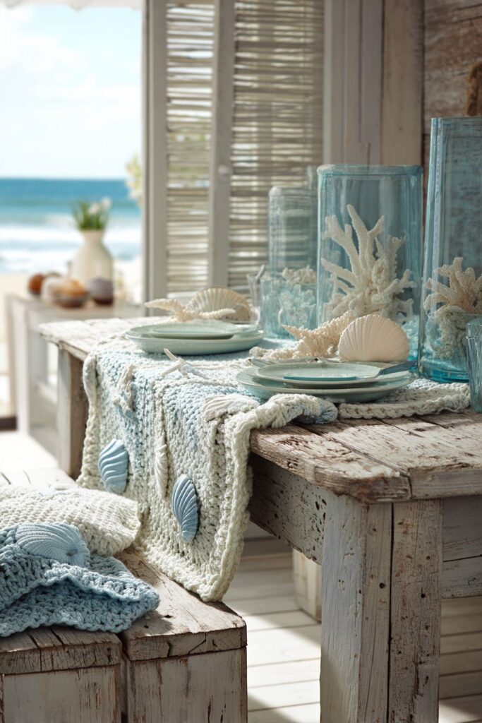 Coastal Shell and Wave Serenity