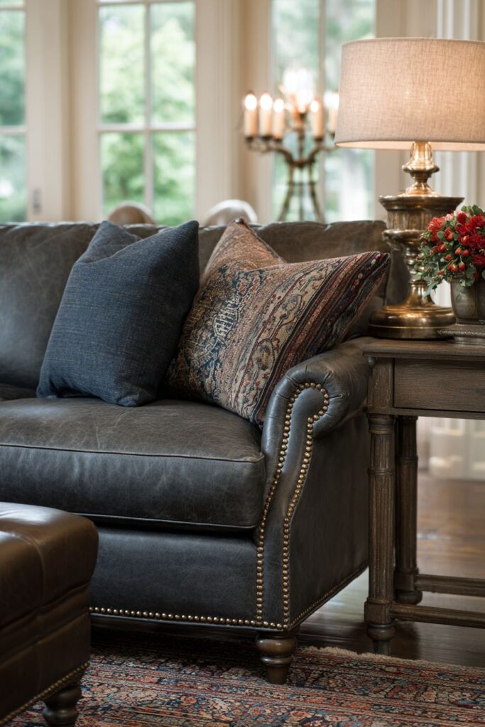 Transitional Pewter Elegance