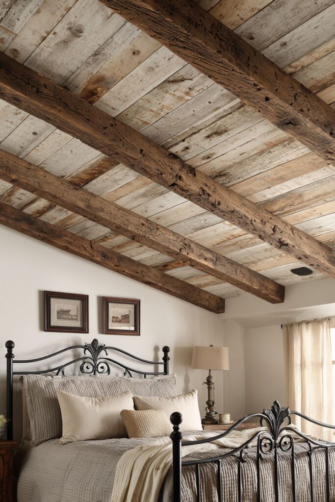 Dramatic Ceiling Beam Architecture