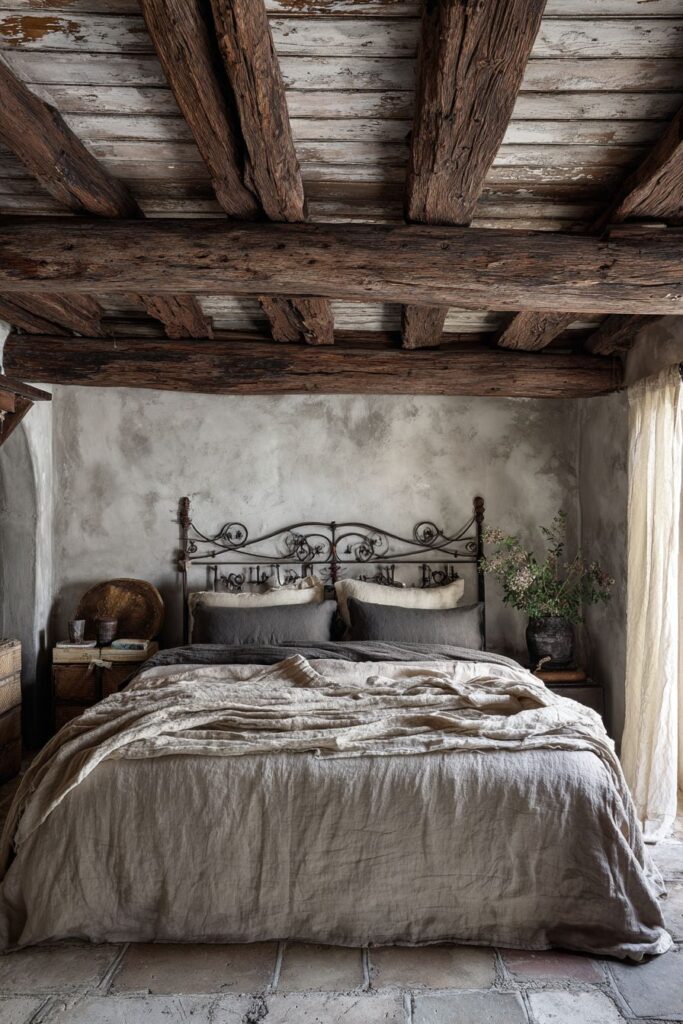 Dramatic Ceiling Beam Architecture