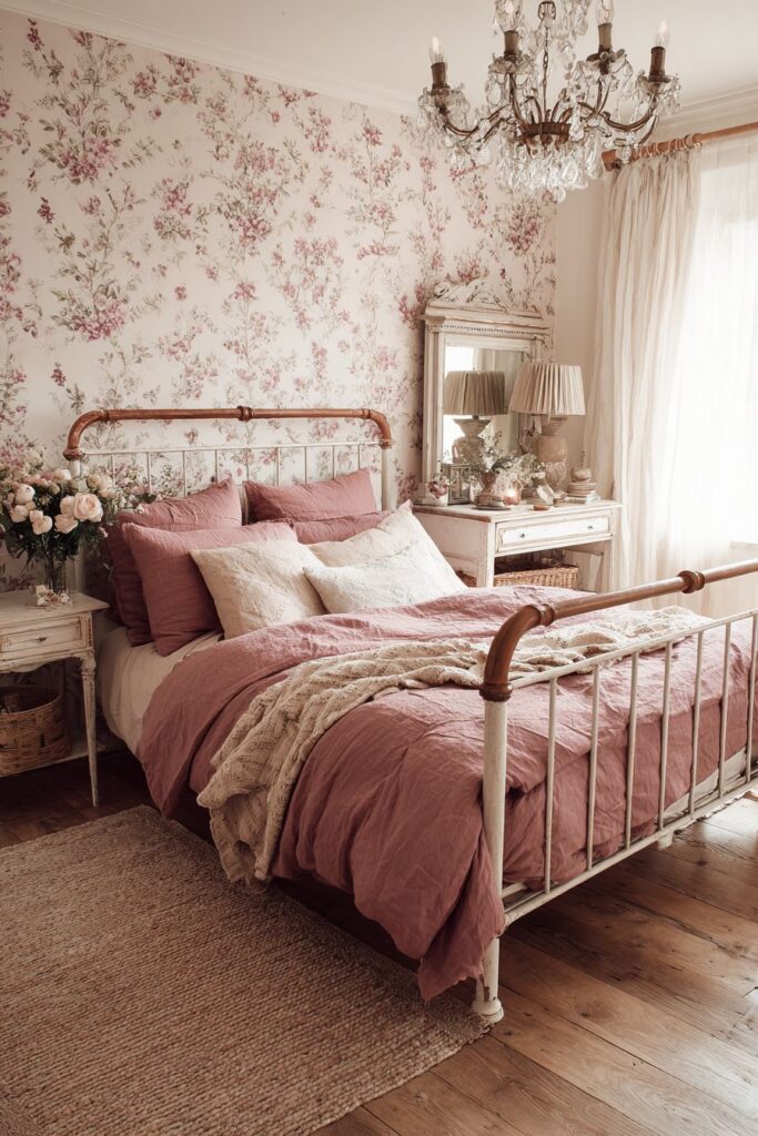 Romantic Vintage-Inspired Bedroom