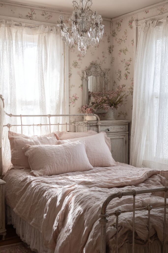 Romantic Vintage-Inspired Bedroom