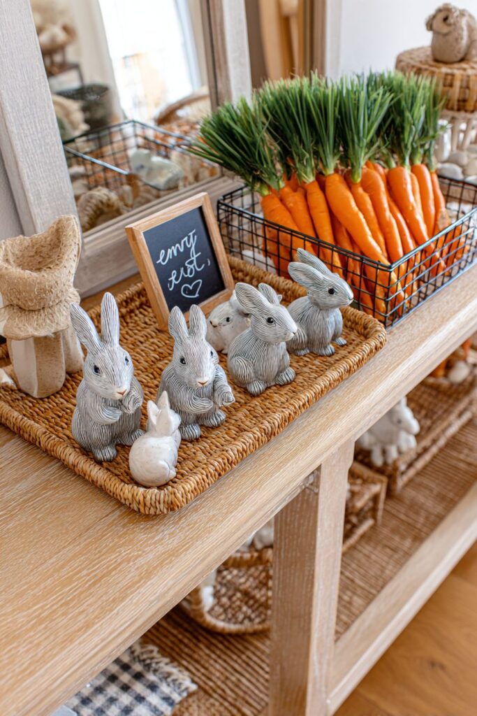 Whimsical Bunny Collection Display