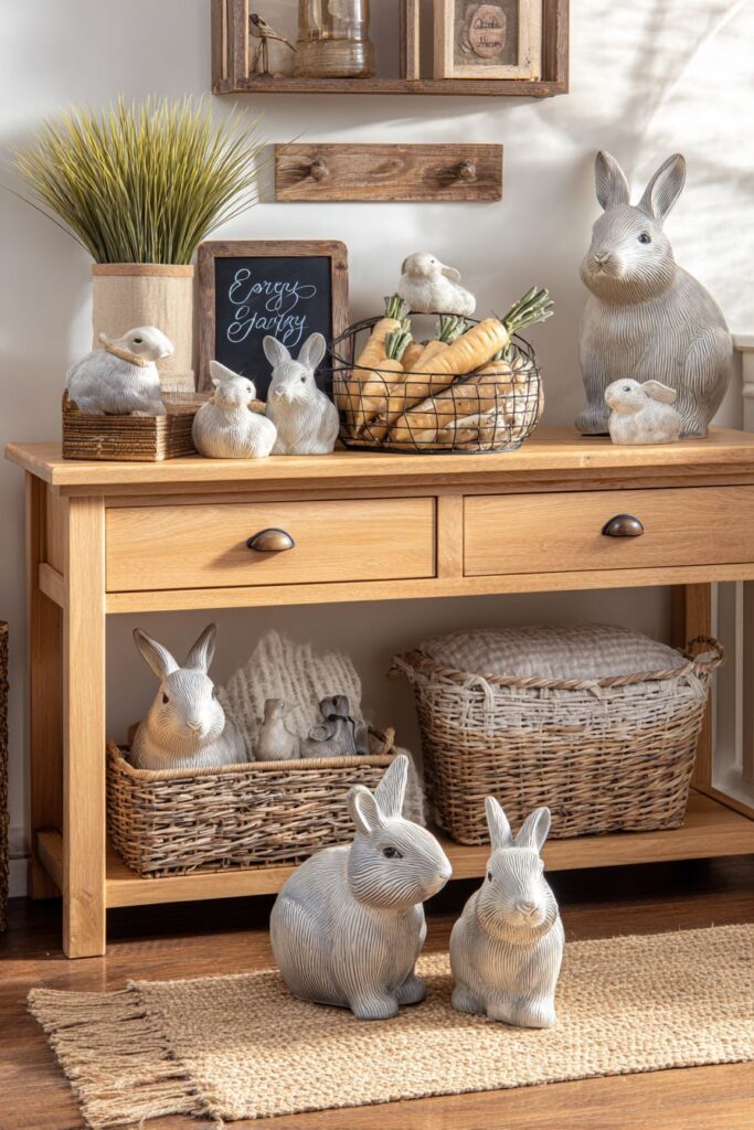Whimsical Bunny Collection Display