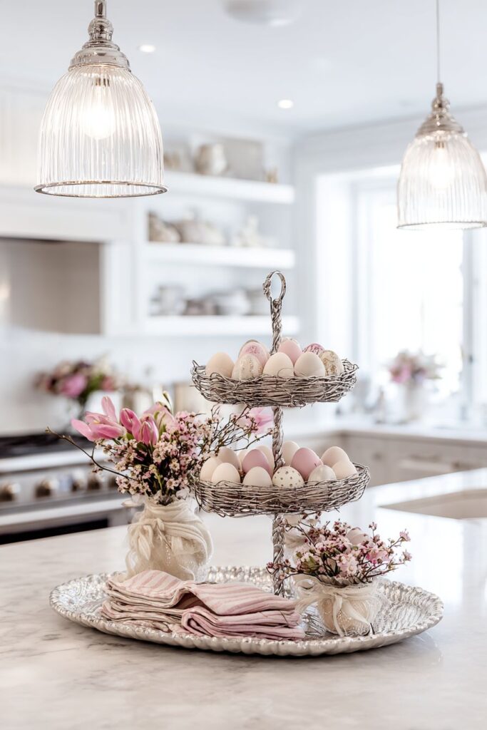 Sophisticated Tiered Island Display