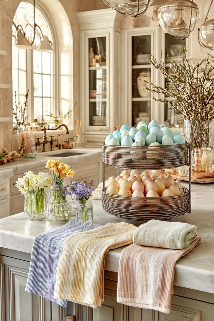 Sophisticated Tiered Island Display