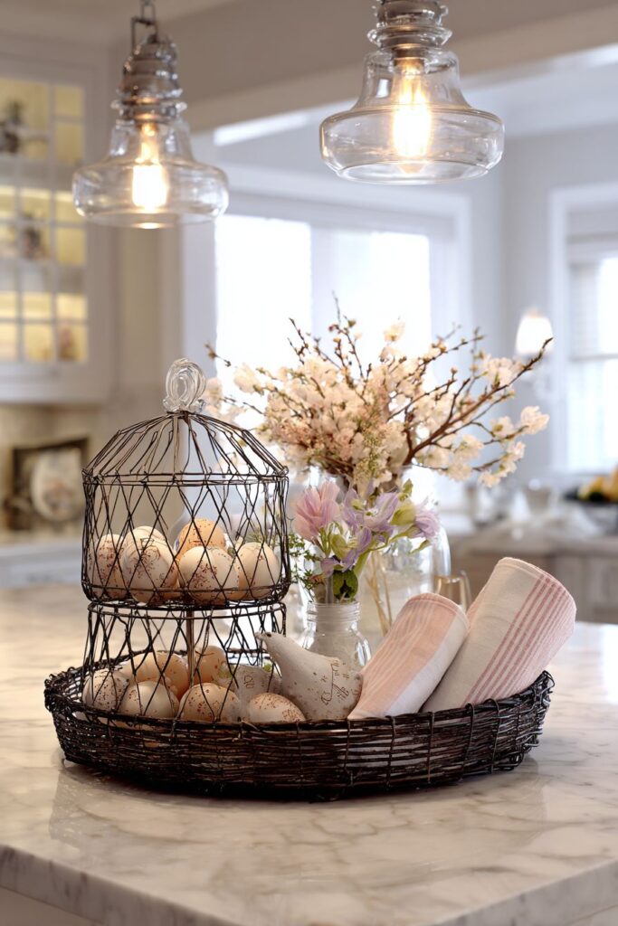 Sophisticated Tiered Island Display