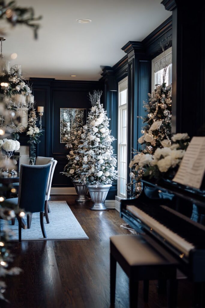 Symmetrical Topiary Tree Elegance