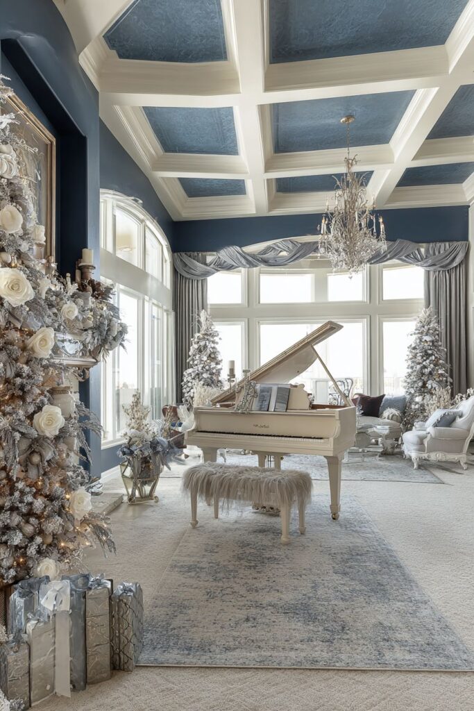 Symmetrical Topiary Tree Elegance