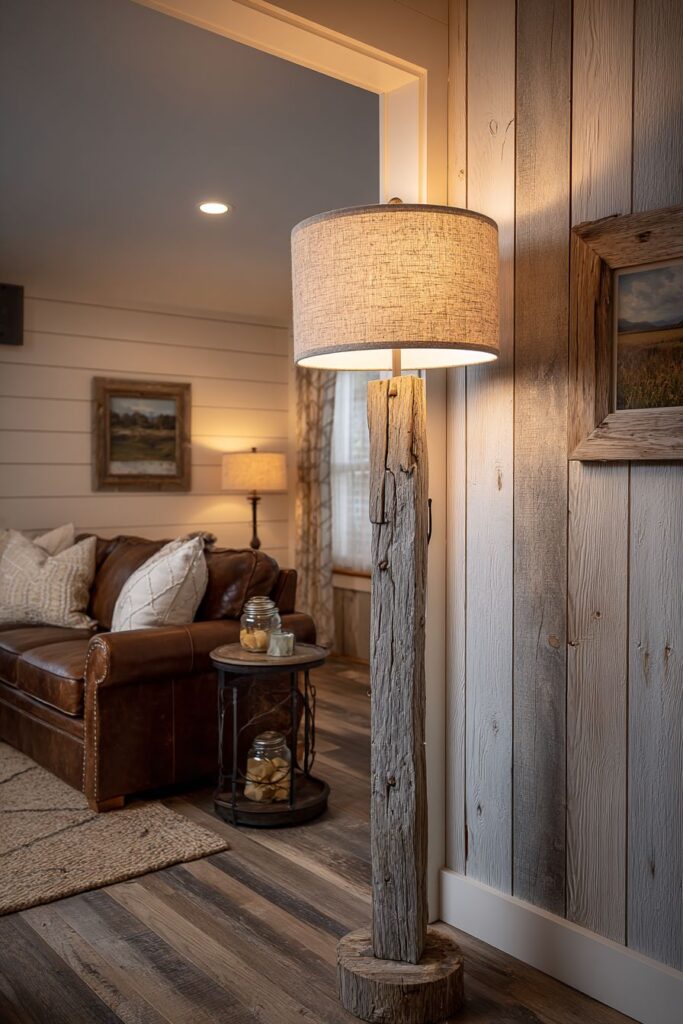 Rustic Farmhouse Charm with Authentic Materials